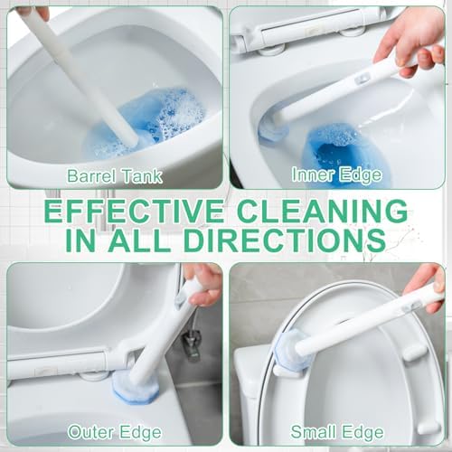 50 Count Disposable Toilet Brush Refills for Clorox Toilet Cleaning System