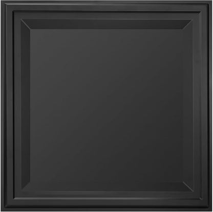 WOWSTAR 12-Pack 24"x24" Drop Ceiling Tiles, Waterproof Glue up Ceiling Panels, Black | PVC ceiling panels, 24"x24", waterproof, glue-up install, basement kitchen bathroom, 12-pack, set C