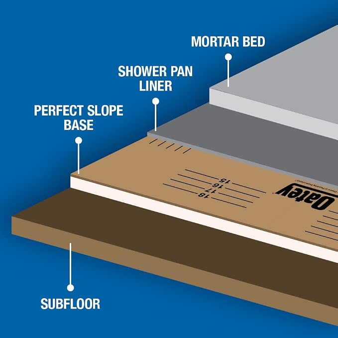 Oatey Perfect Slope Brown 40" x 40"
