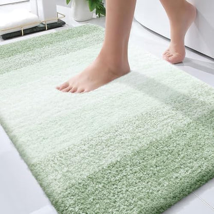 OLANLY Bathroom Rugs Mat 30x20, Extra Soft Absorbent Microfiber Bath Rugs