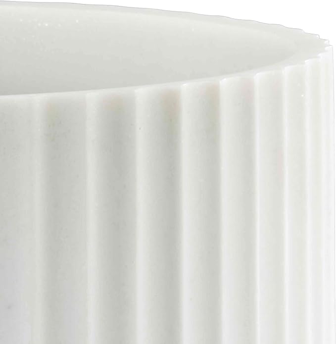 Izod - Wastebasket, Trash Can for Home, Resin Bathroom Accessories, Dorm Room Essentials, Striped Bathroom Decor (Clubhouse Collection, Aqua)