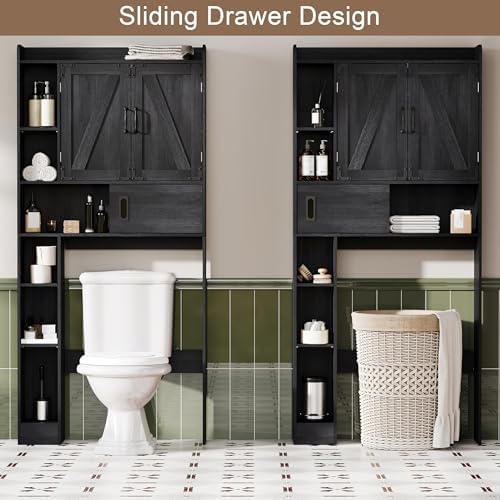 ChooChoo Over The Toilet Storage Cabinet with Sliding Door