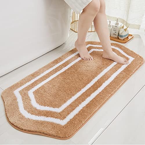 COSY HOMEER Non-Slip Bath Mat Extra Thick Absorbent Plush Washable