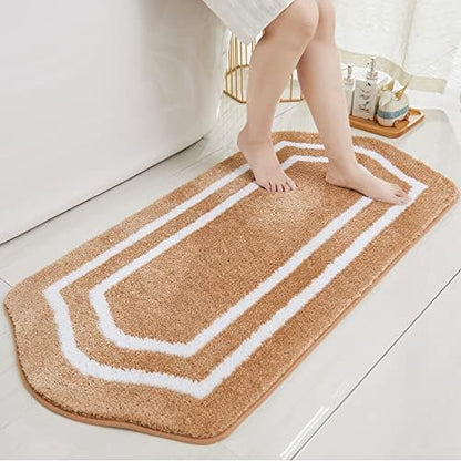 COSY HOMEER Non-Slip Bath Mat Extra Thick Absorbent Plush Washable