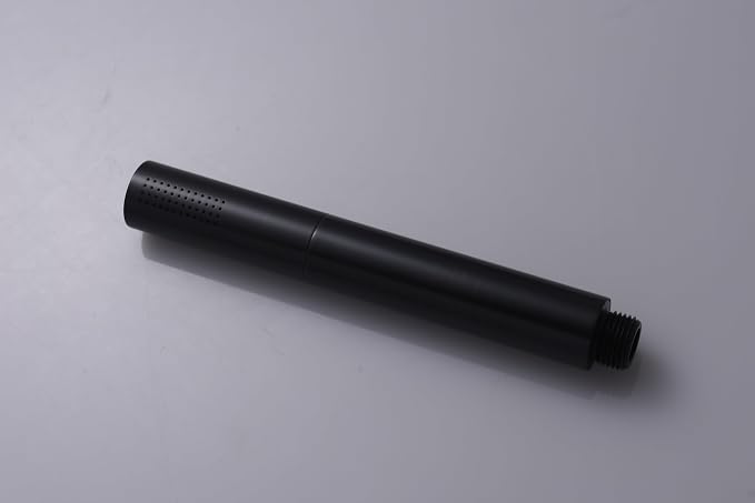 AYIVG Matte Black Finish Round Brass 2 In 1 Function High Pressure Handheld Shower Head Sprayer Hand Shower Wand with 59 Inch Hose For Bathroom Shower System