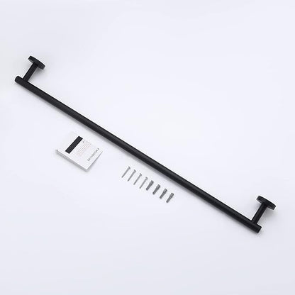 KES 27.6 Inches Matte Black Bathroom Towel Bar Shower Hand Towel Holder Hanger SUS304 Stainless Steel RUSTPROOF Wall Mount, Total Length 29.9 Inch, A2000S75-BK