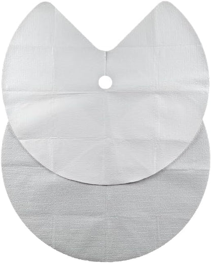 Smooth Top EasyLiner Lazy Susan Liner Kit - Easy to Install, Circular, Non Slip Shelf Liner for Lazy Susan Kitchen Cupboards and Shelves, 30 Inch Diameter, White, 2-Pack