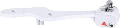 NonElectric Mechanical Bidet Toilet Seat With AdjustableWater Spray Attachment Single Retractable Self Nozzle, Rear and Feminine,Water