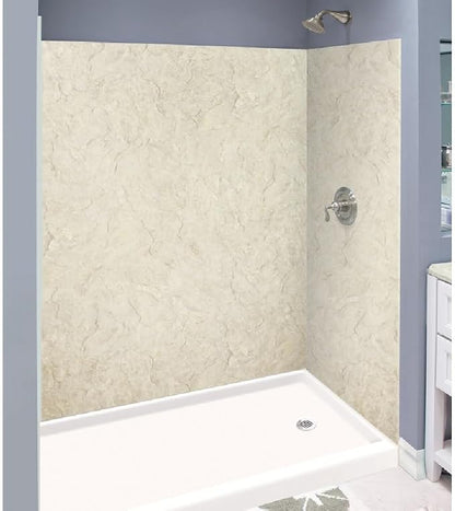 Transolid EWK603672-43 Expressions 3-Panel Shower Wall Kit, 36-in L x 60-in W x 72-in H, Sorento