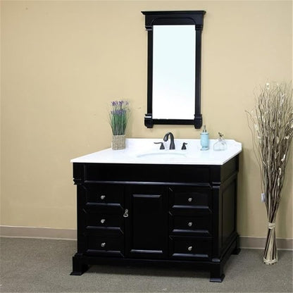 205060-S-ES 60-Inch Single Sink Vanity, Wood, Espresso