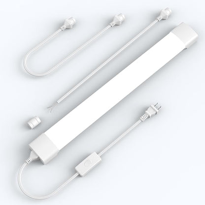 Under Cabinet Lighting 1.4FT LED Light Bar 5000K | 16W 1800LM Linkable Plug in Ceiling Light for Room Office Garage Shop Bathroom Workbench, IP66 Waterproof