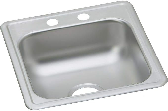 Elkay Dayton D117192 Single Bowl Top Mount Stainless Steel Bar Sink