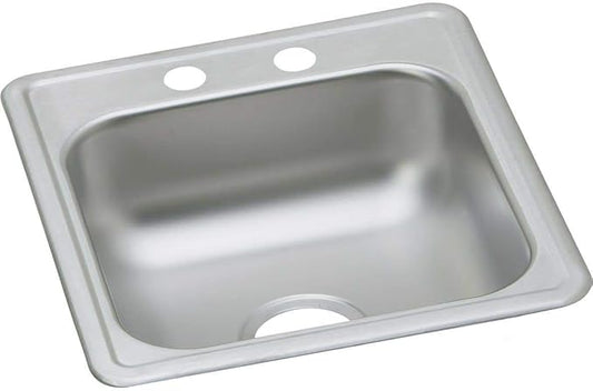 Elkay Dayton D117192 Single Bowl Top Mount Stainless Steel Bar Sink