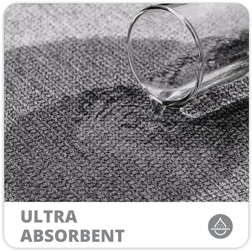 Bath Mat,Ultra Thin Bathroom Rugs,Rubber Bath Mats for Bathroom,No Slip Bath Rugs,Quick Dry,Machine Washable,Low Pile,Absorbent,Shower Outside,Sink,Home Decor Accessories.Grey,1'8"x2'8"(20x32inch)