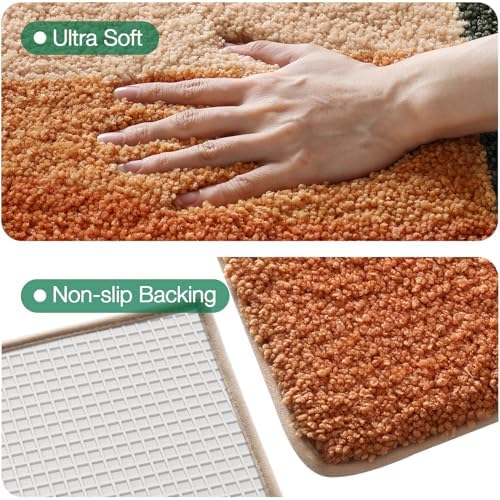 LUMI Cactus Bathroom Rug 24x36 Soft Absorbent Bath Mat, Non Slip