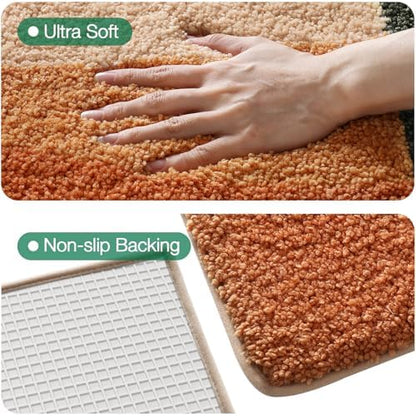 LUMI Cactus Bathroom Rug 24x36 Soft Absorbent Bath Mat, Non Slip