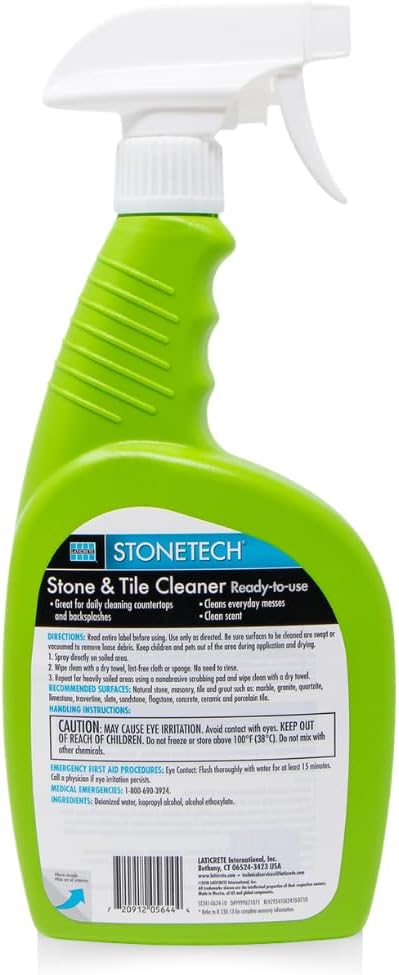 STONETECH Stone & Tile Cleaner, 24OZ (709ML) Spray Bottle