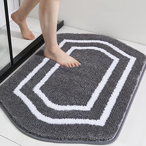 COSY HOMEER Non-Slip Bath Mat Extra Thick Absorbent Plush Washable
