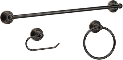 800 Series 3 Piece Oil Rubbed Bronze Bathroom Hardware Set