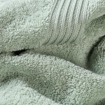 Superior Egyptian Cotton 8-Piece Towel Set, Assorted Towels for Home Bathroom, Guest Bath Decor Essentials, Includes 2 Bath, 4 Hand, 2 Face Towels/Washcloths, Quick Dry, Absorbent, Sage