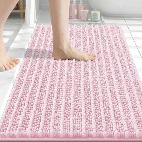 Arotive Bathroom Rugs Mat 30x20, Soft Absorbent Chenille Shaggy Bath Mat