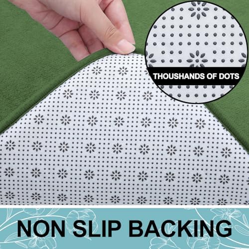 Smiry Memory Foam Bath Mat 24x16, Extra Soft and Absorbent Bathroom Rugs