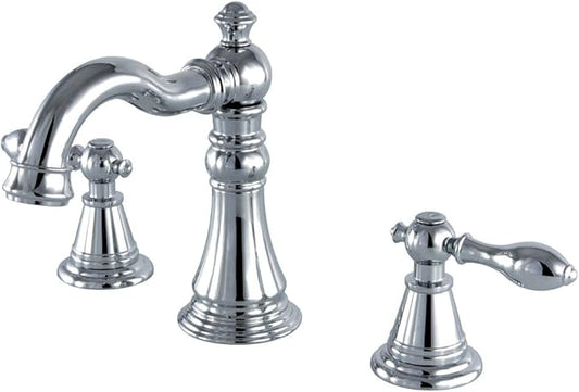 Kingston Brass FSC1971AL English Classic Widespread Lavatory Faucet, 5-5/16" Spout Reach, Polished Chrome
