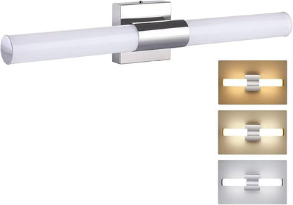 TRLIFE Dimmable Bathroom Vanity Ligh Fixture, 3 Color Temperature Modern Bathroom Vanity Light, 12W LED Vanity Light Bathroom Lights Over Mirror (12W, 24inch)