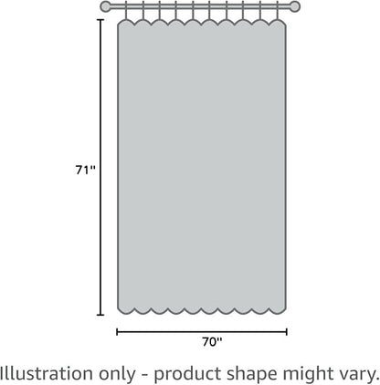 Clean Healthy Living PEVA Shower Curtain Liner, Taupe, 70 x 71 in, Premium | Premium PEVA shower liner, Tan, 70 x 71 in; magnets and suction cups help reduce shifting along the tub or shower.