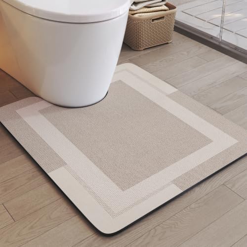 YDKGL Toilet Rugs U Shaped Non Slip Bath Mat Toilet Mats for Bathroom