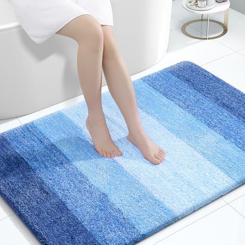 OLANLY Large Bathroom Rugs 44x32, Extra Soft Absorbent Microfiber Bath Rugs