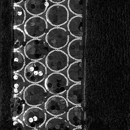 Zahari Home Sinatra Black Bathroom Rug Classic Luxury Bath Rug Contemporary Decor Black Bath Mat for Shower Unique Design Stylish Bathroom Rug Bath Shower Tub Decor Bling