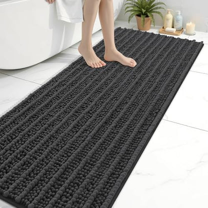 Arotive Bathroom Rugs Mat 70x24, Soft Absorbent Chenille Shaggy Bath Mat