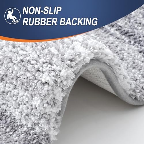 OLANLY Bathroom Runner Rug 59x24, Extra Soft Absorbent Microfiber Bath Rugs