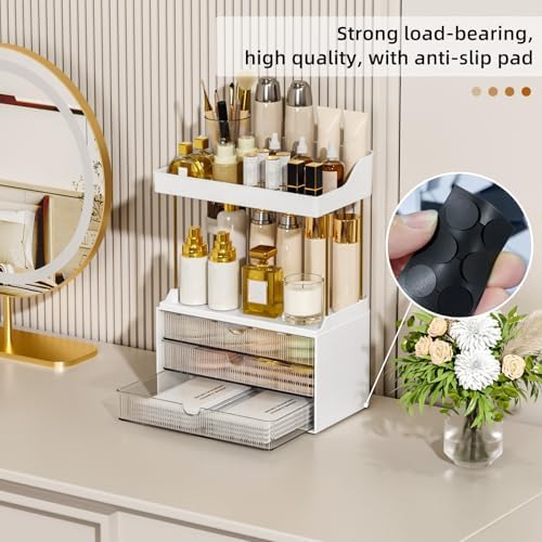 StorBin Arcylic 5-Tier Makeup & Skincare Organizer for Vanity, Bath, 2 Sets