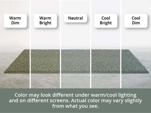 MAYSHINE Plush Shaggy Chenille Bath Mat | Extra Soft, Super Absorbent, Non-Slip Bathroom Rug | Fluffy Microfiber, Area Rug Sets for Bathroom Floor, Kitchen, Living Room | 59"x31" | Sage Green