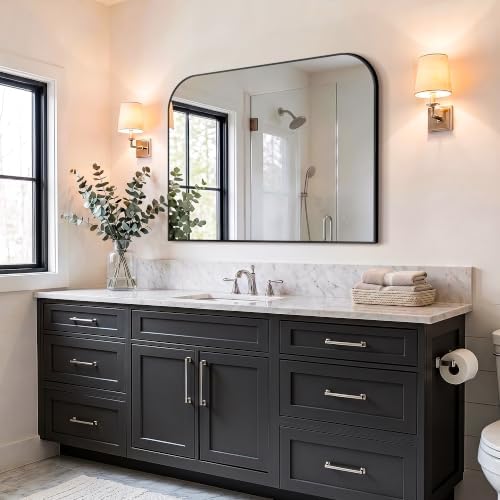 Bathroom Black Vanity Mirror for Over Sink, 30" x 40"
