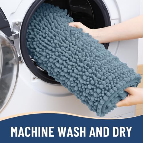 Arotive Bathroom Rugs Mat 30x20, Soft Absorbent Chenille Shaggy Bath Mat