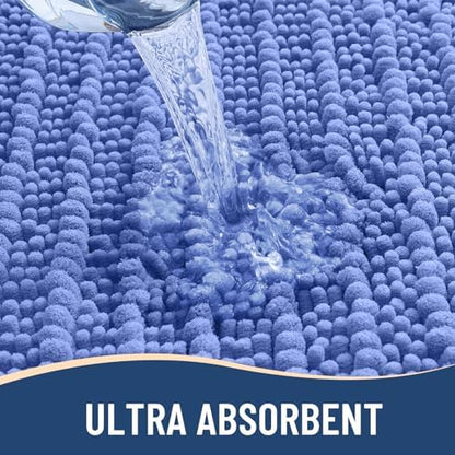 Arotive Bathroom Rugs Mat 36x24, Soft Absorbent Chenille Shaggy Bath Mat