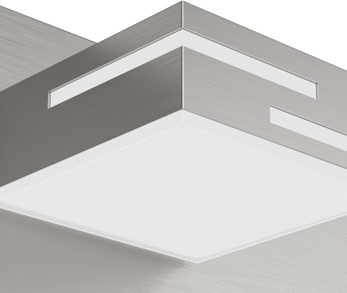 LED Modern Bathroom Vanity Light Fixtures, Dimmable Brushed Nickel Vanity Lights for Bathroom Lighting Fixtures Over Mirror, with 360° Rotatable Acrylic Heads 6-Light 42-inch (Cool White 6000K)