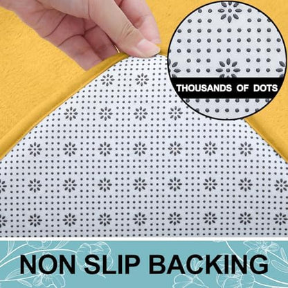 Smiry Memory Foam Bath Mat 59x20, Extra Soft and Absorbent Bathroom Rugs