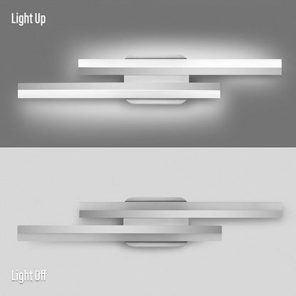 Yarra-Decor 24 Inch LED Bathroom Vanity Light Bar,Vanity Lighting Fixtures for Over Mirror Lighting, Indoor Wall Sconce in Daylight White 6000K-Nickel