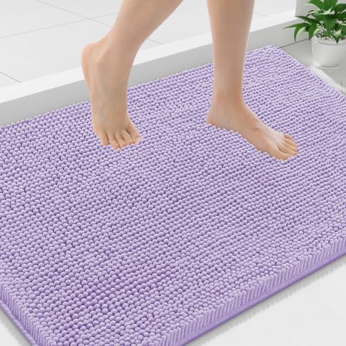 Smiry Bathroom Rugs 36X24, Luxury Chenille Extra Soft Absorbent Bath Mat