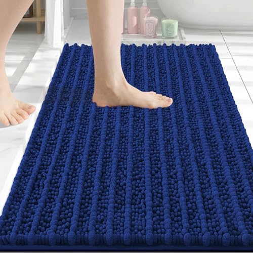 Arotive Bathroom Rugs Mat 34x21, Soft Absorbent Chenille Shaggy Bath Mat