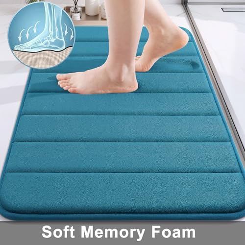 Buganda Memory Foam Bath Mat 44 x 24, Ultra Soft Absorbent Bathroom Rugs