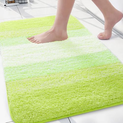 Arotive Microfiber Bathroom Rugs, Shaggy Soft Absorbent Bath Rug, 30x20