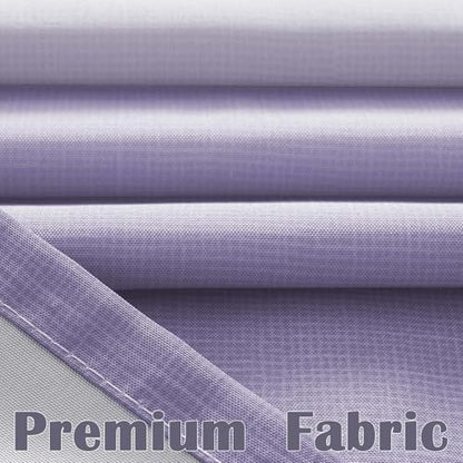 jinchan Ombre Lavender Lilac Shower Curtain for Bathroom70x72 Inch 12 Hooks