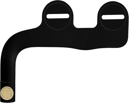 Swiss Madison Aqua Non-Electric Bidet Toilet Attachment in Matte Black with Polished Gold Hardware