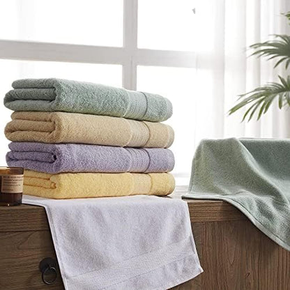 COZYART Luxury Hand Towels 4 PCS, Lavender 100% Turkish Cotton 650 GSM