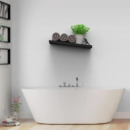 Floating Toilet Paper Shelf - Funny Bathroom Decor, Sisyphus | Unique toilet paper holder doubles as tissue box cover and bathroom shelf storage